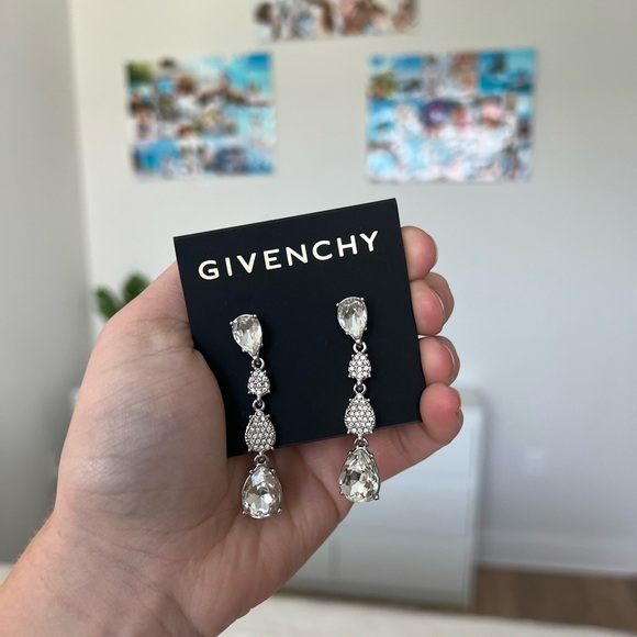Givenchy Jewelry - Givenchy teardrop dangle earrings NWT